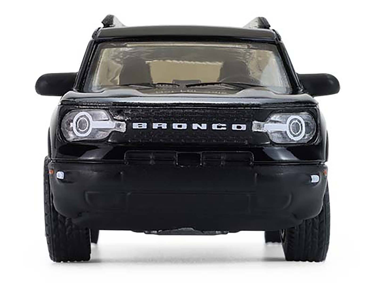 Back. Greenlight - 2022 Ford Bronco Sport Badlands Black "All Terrain" Series 17 1/64 Diecast Model Car by Greenlight - Black.