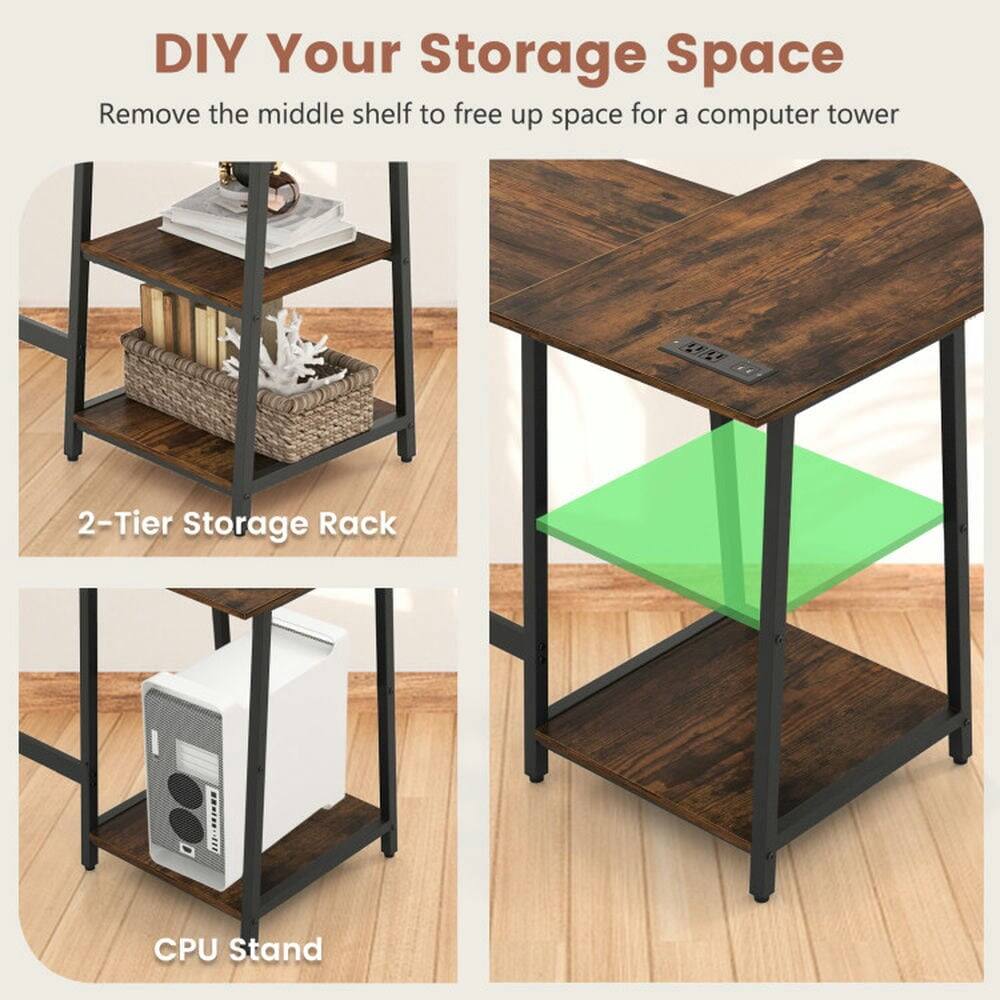 DIY Your Storage Space

Remove the middle shelf to free up space for a computer tower

2-Tier Storage Rack

CPU Stand