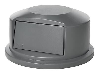 Alt View 2. Brute - Rubbermaid BRUTE Outdoor Lid Polyethylene, 44 Gal. - Gray.