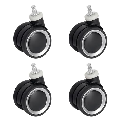 Front. Vulpecula Spade - Luggage Wheels Replacement - Our Suitcase Replacement Wheels are Only Designed for Luggage, and aren't Compatible with - New Black.