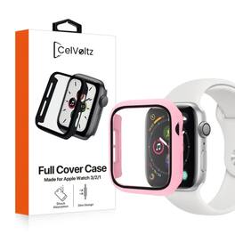 Kitcheniva - Apple Watch Protective Case With Built-In Screen Protector Series 3/2/1 38mm - Pink