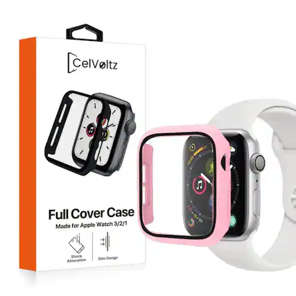 CelVoltz
Full Cover Case
Made for Apple Watch 3/2/1
Shock Absorption
Slim Design