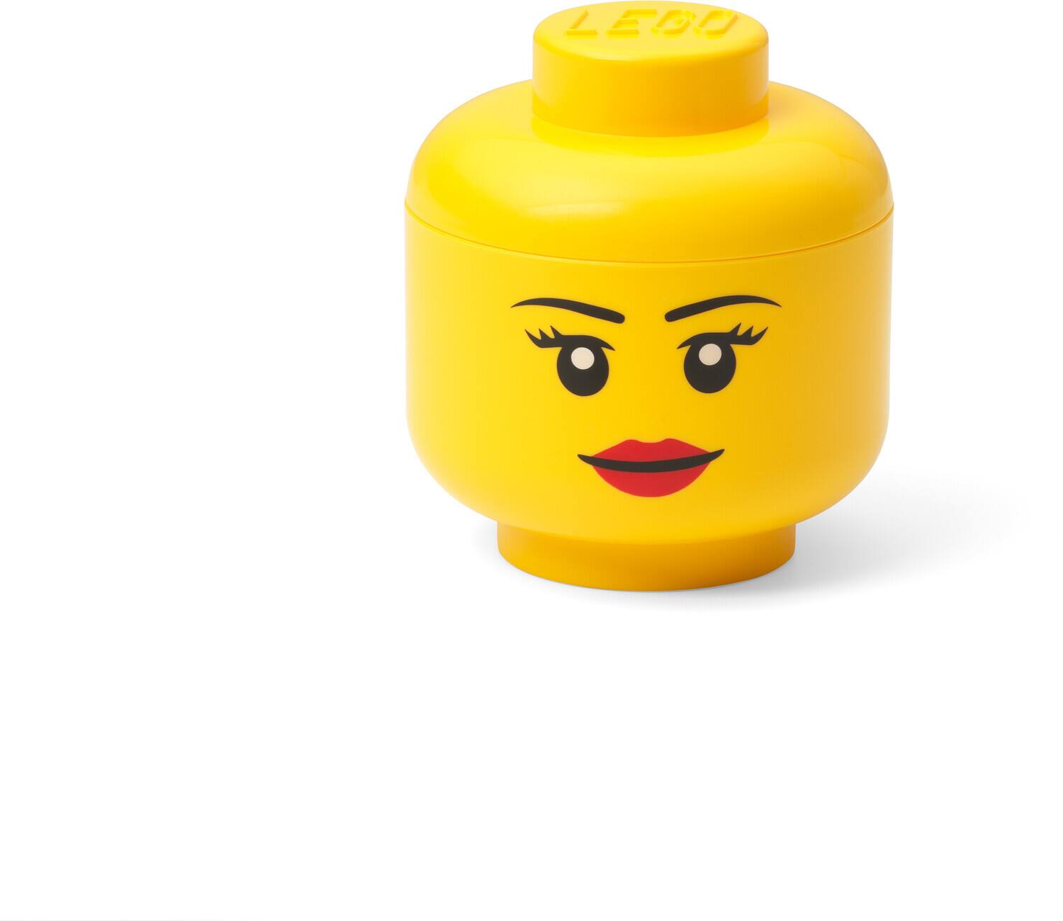 Alt View 1. Room Copenhagen - Room Copenhagen - Storage  Mini Girl Storage Head   - Collectibles - Yellow.