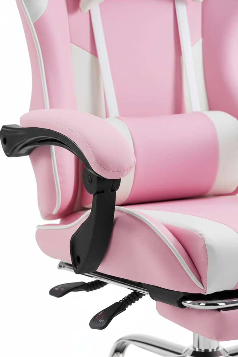 Left. AOITUN - Ergonomic Video Game Desk Chair with Dorms and Offices, Supports Quality and Value - White.