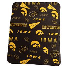 Logo Brands - Iowa Hawkeyes 50" x 60" Classic Fleece Blanket - Multicolor