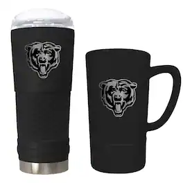 Great American Products - Chicago Bears 24oz. Stealth Draft Tumbler and 15oz. Stealth Jump Mug Set - Multicolor
