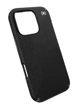 Speck - Presidio2 Grip with MagSafe Case - iPhone 16 Pro - Black