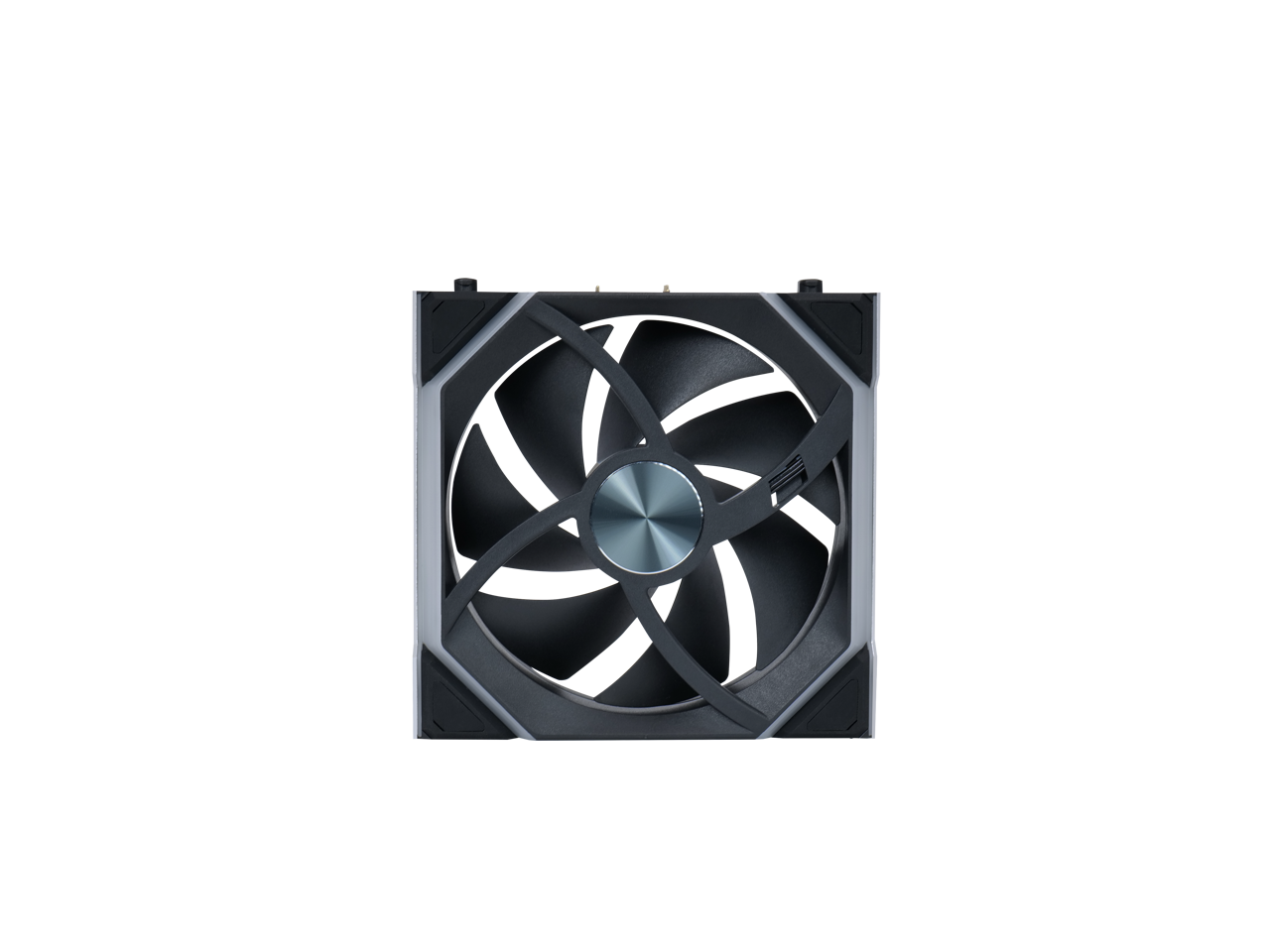 Alt View 5. Lian Li - Lian Li UNI Fan SL Wireless 120mm ARGB Fan - Reverse Blade, 2.4 GHz Wireless, Daisy-Chain - Black (12RSL1W1B) - Black.