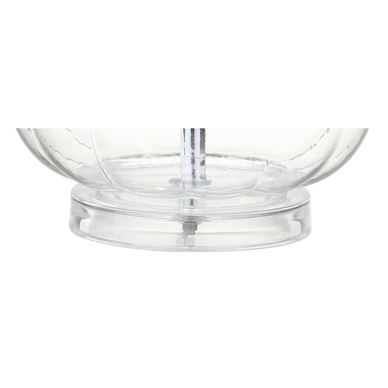 Alt View 7. Jonathan Y - Bette 28.5" Glass Teardrop LED Table Lamp, Clear (Set of 2) - Clear.