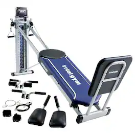 Total Gym - EVOLVE Premium Incline Bodyweight Training Home Exercise Machine - Blue