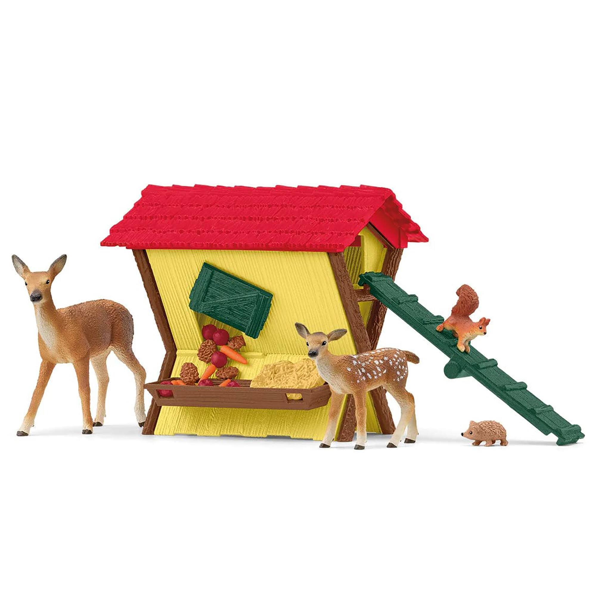 Angle. Schleich - Farm World: Feeding The Forest Animals.