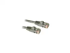 Front. Cables to Go - C2G 27133 Cat6 Cable - Snagless Unshielded Ethernet Network Patch Cable, Gray (10 Feet, 3.04 Meters) - Black.