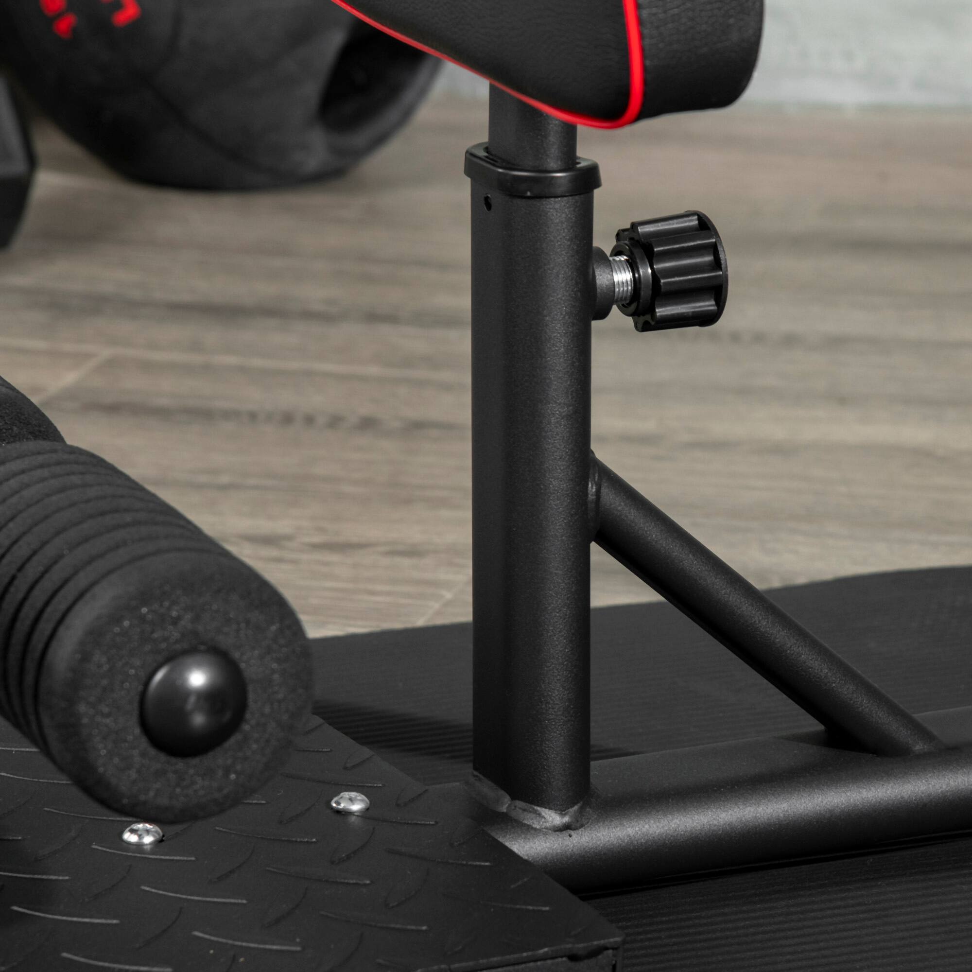 Alt View 8. Soozier - Squat Machine for Home Gym, Workout Station for Abs, Hip, Glutes and Quads to Improve Balance, Posture - Black.