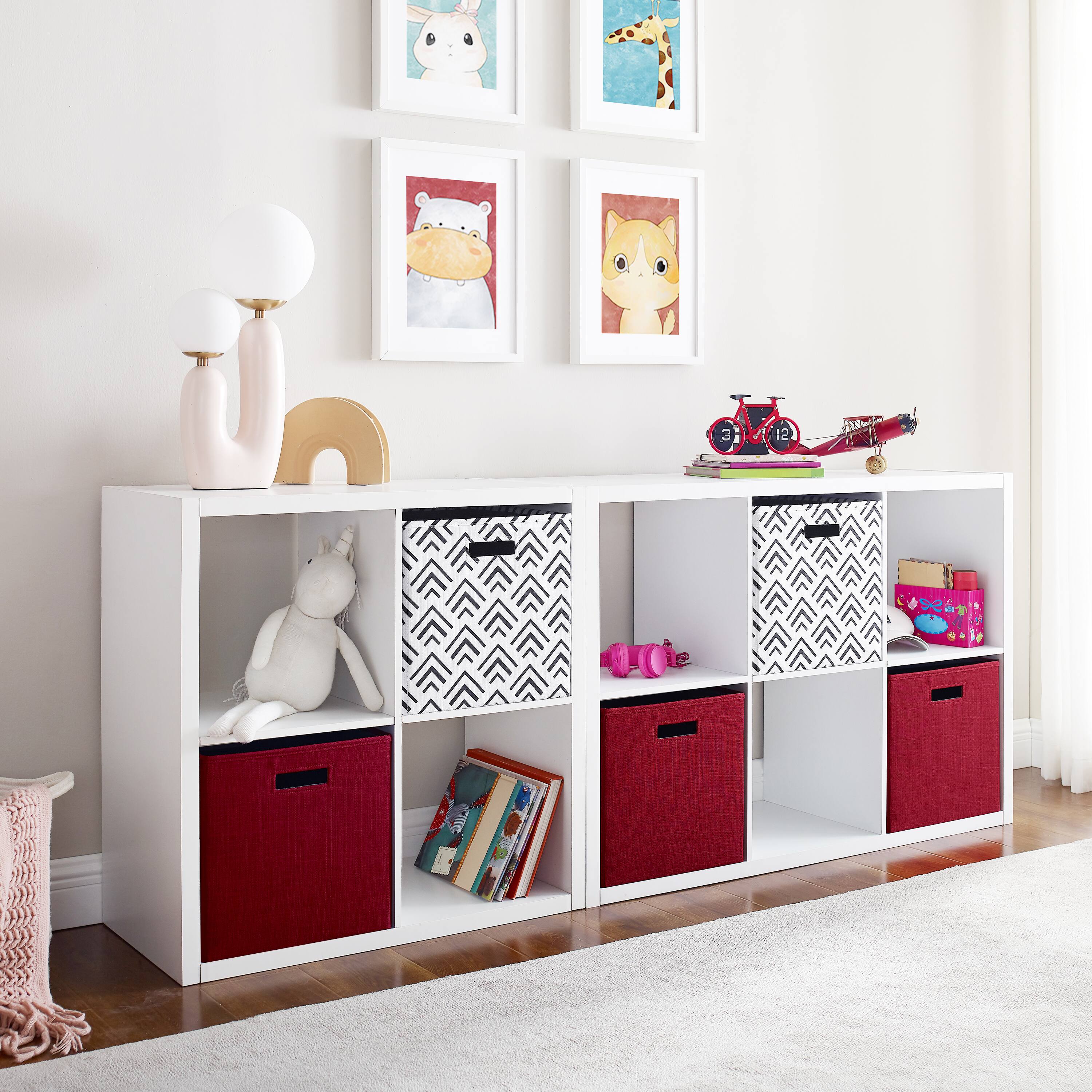 Alt View 17. Linon Home Décor - Chabis 6-Cubby Storage Cabinet - White.