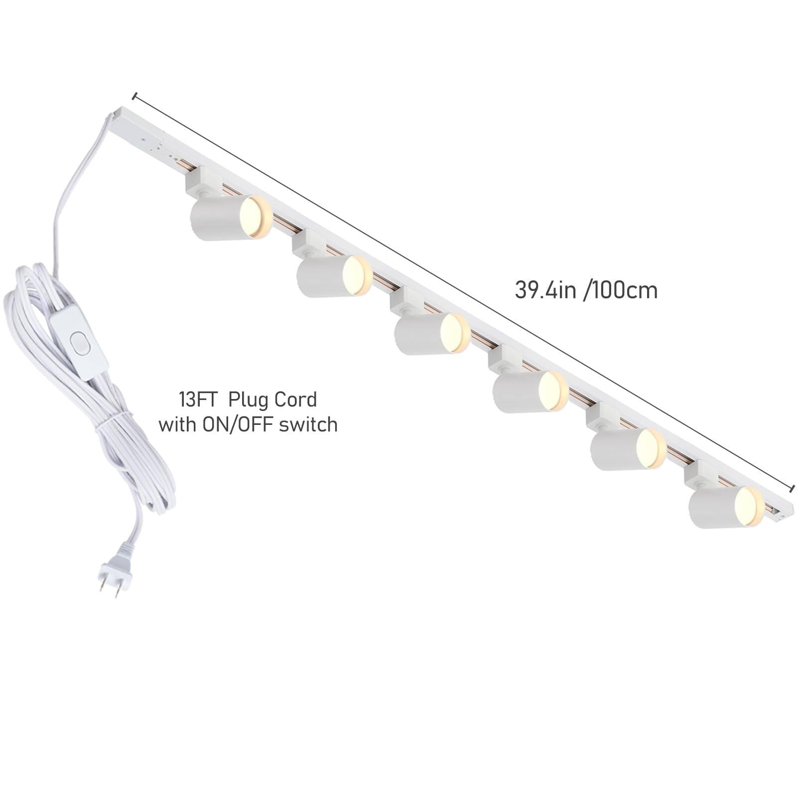 39.4in / 100cm  
13FT Plug Cord with ON/OFF switch