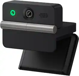 OBSBOT - Meet Flip Foldable AI-Powered 4K Webcam - Black