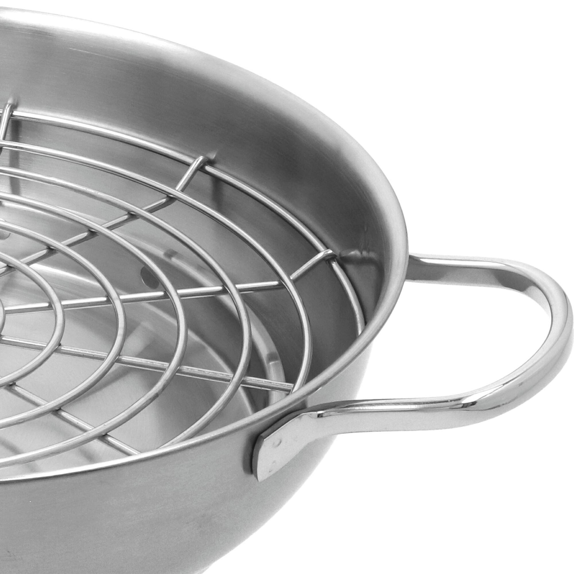 Alt View 8. Demeyere - Demeyere Resto 4-pc Stainless Steel Stovetop Smoker Set - Stainless Steel.