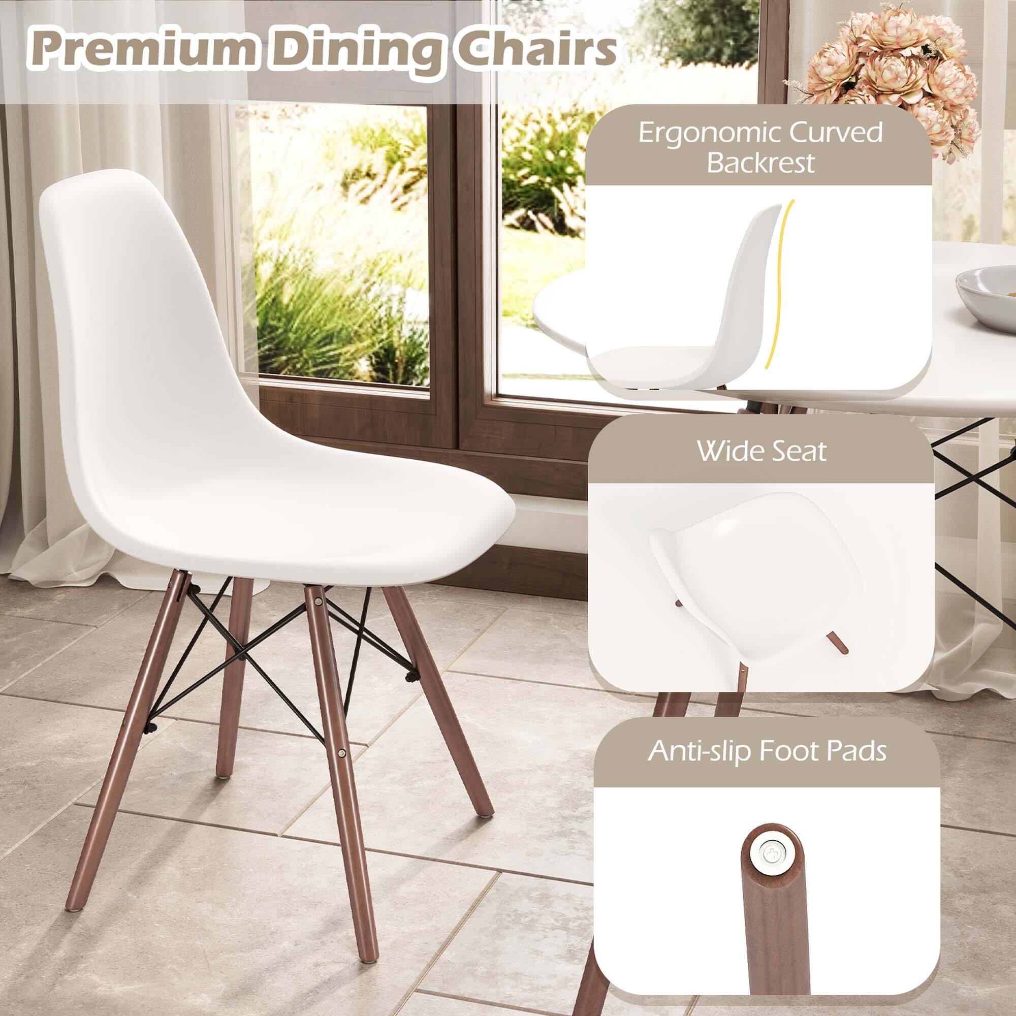 Premium Dining Chairs
Ergonomic Curved Backrest
Wide Seat
Anti-slip Foot Pads
