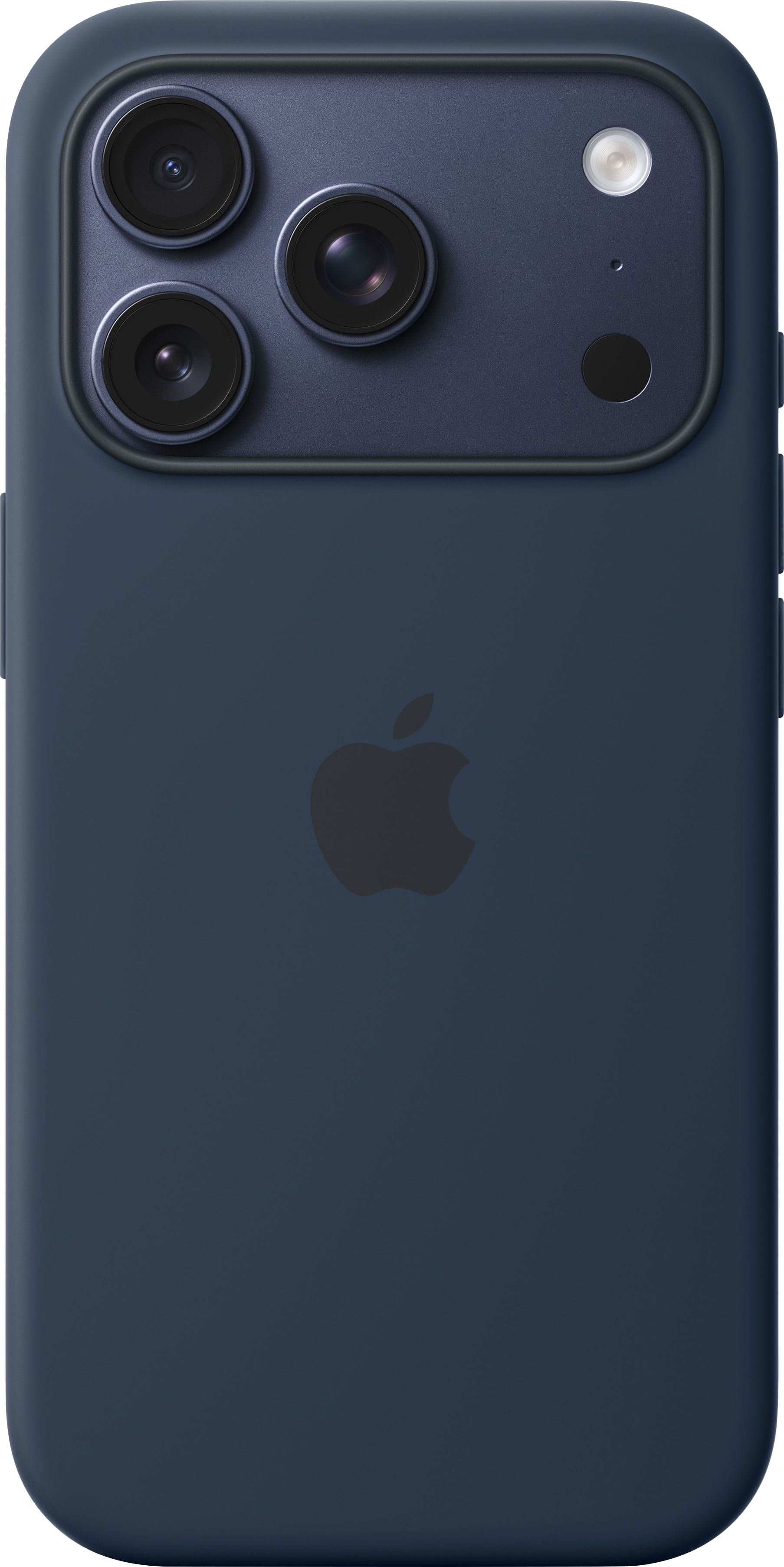 Alt View 2. Apple - iPhone 17 Pro Silicone Case with MagSafe - Midnight.