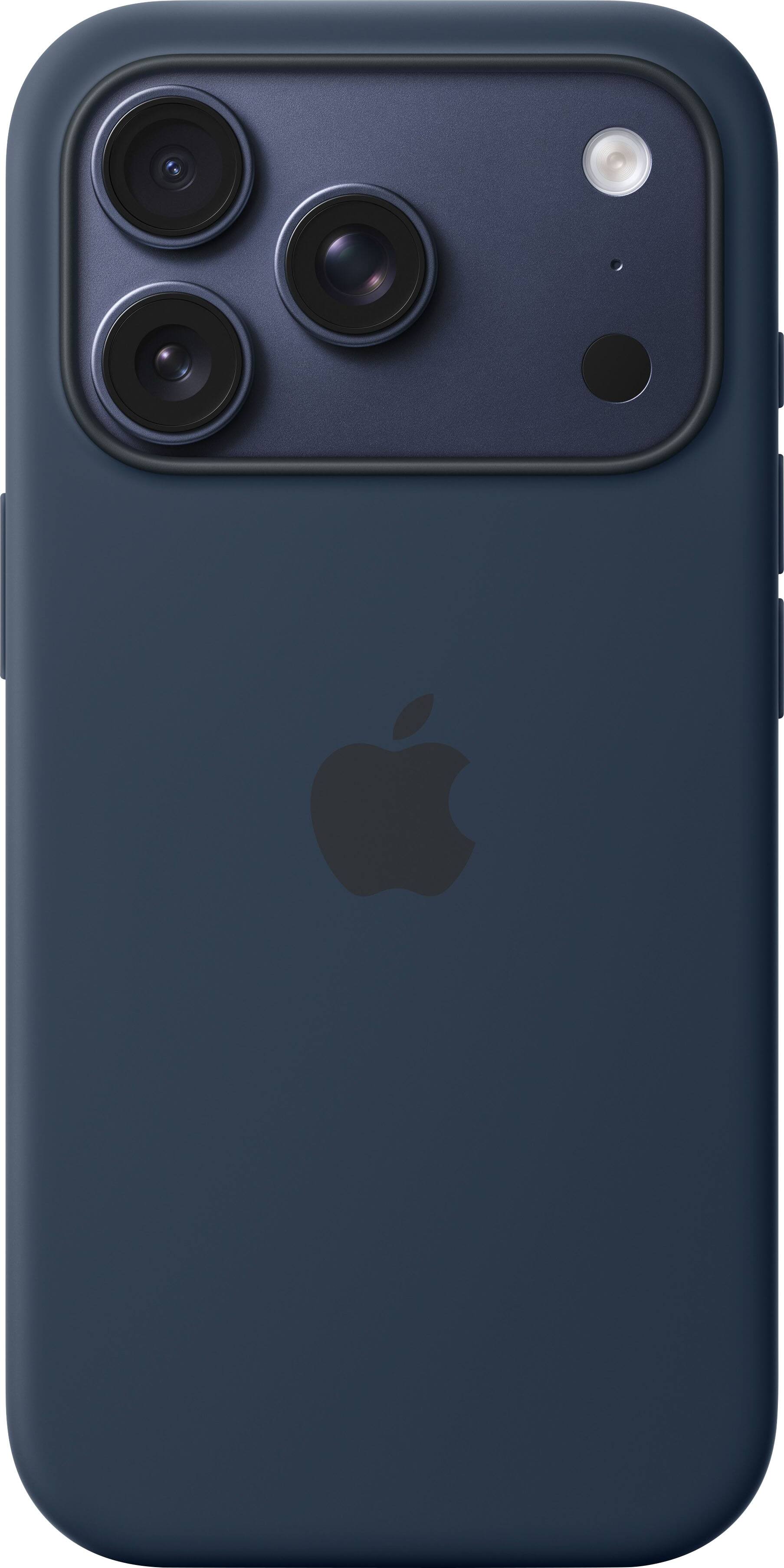 Alt View 2. Apple - iPhone 17 Pro Silicone Case with MagSafe - Midnight.