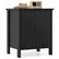 Front. Costway - Costway Nightstand with 3 Drawer for Bedroom Compact Storage Chest Modern Sofa Side - Black.