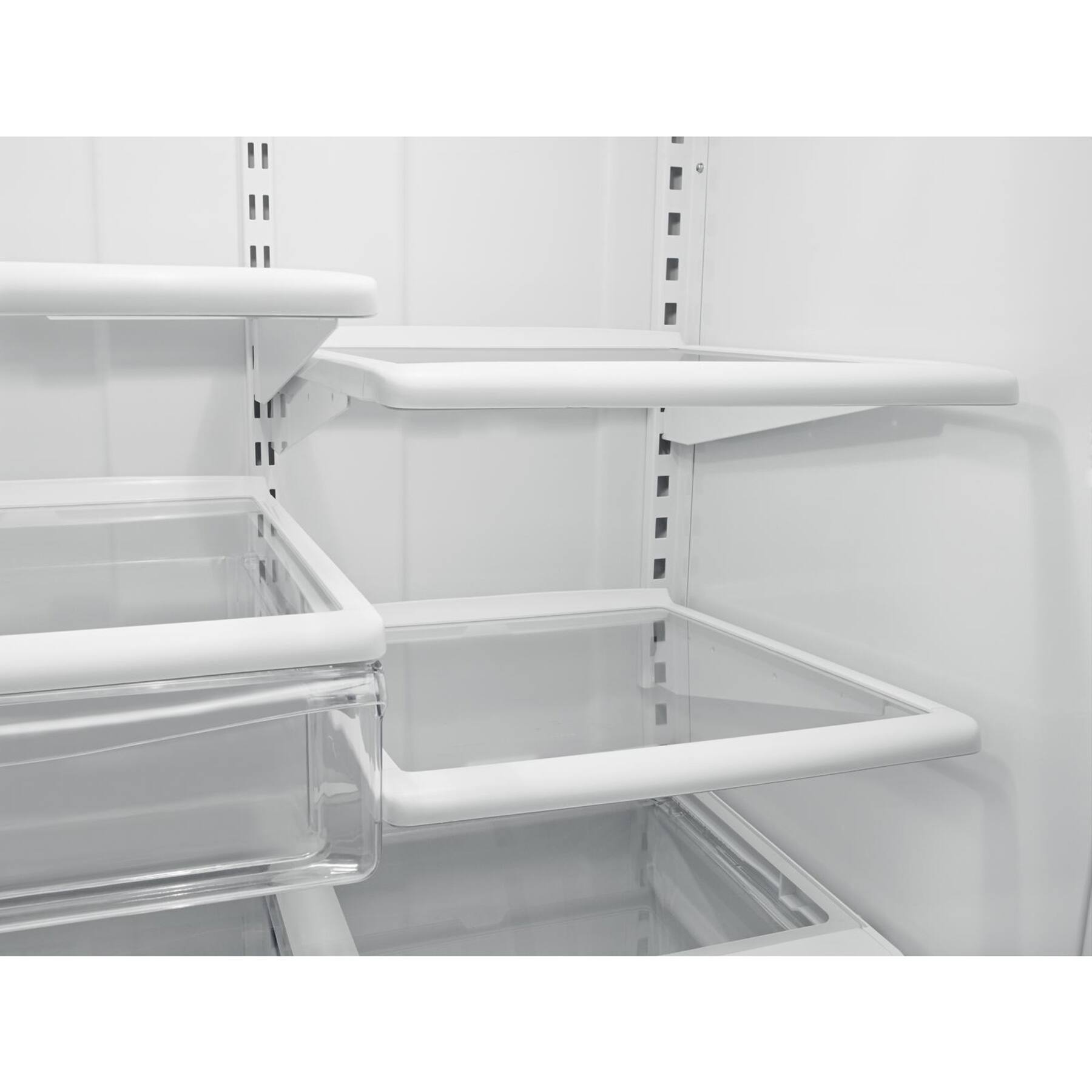 Alt View 11. Whirlpool - 18.7 Cu. Ft. Bottom-Freezer Refrigerator with Spillguard Glass Shelves - White.