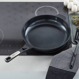BergHOFF - Leo Phantom Nonstick Ceramic 12.75" Fry Pan, Recycled - Black