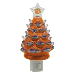 Santa's Workshop - Clemson Tigers 6.5" Tree Night Lite - Orange