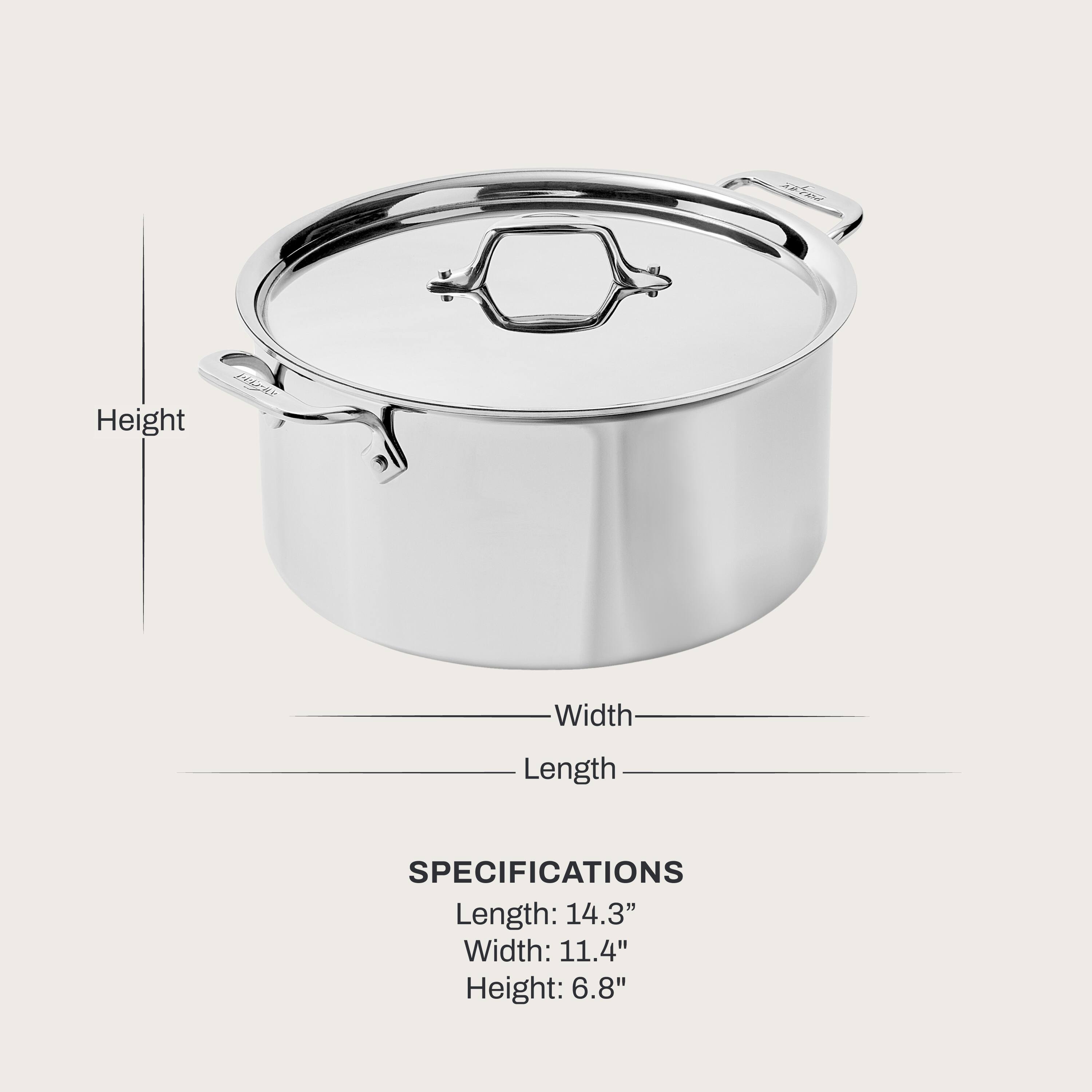 Height  
JARKSUS  
Width  
Length  
SPECIFICATIONS  
Length: 14.3"  
Width: 11.4"  
Height: 6.8"