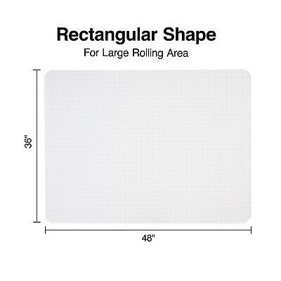 Rectangular Shape  
For Large Rolling Area  

36" x 48"
