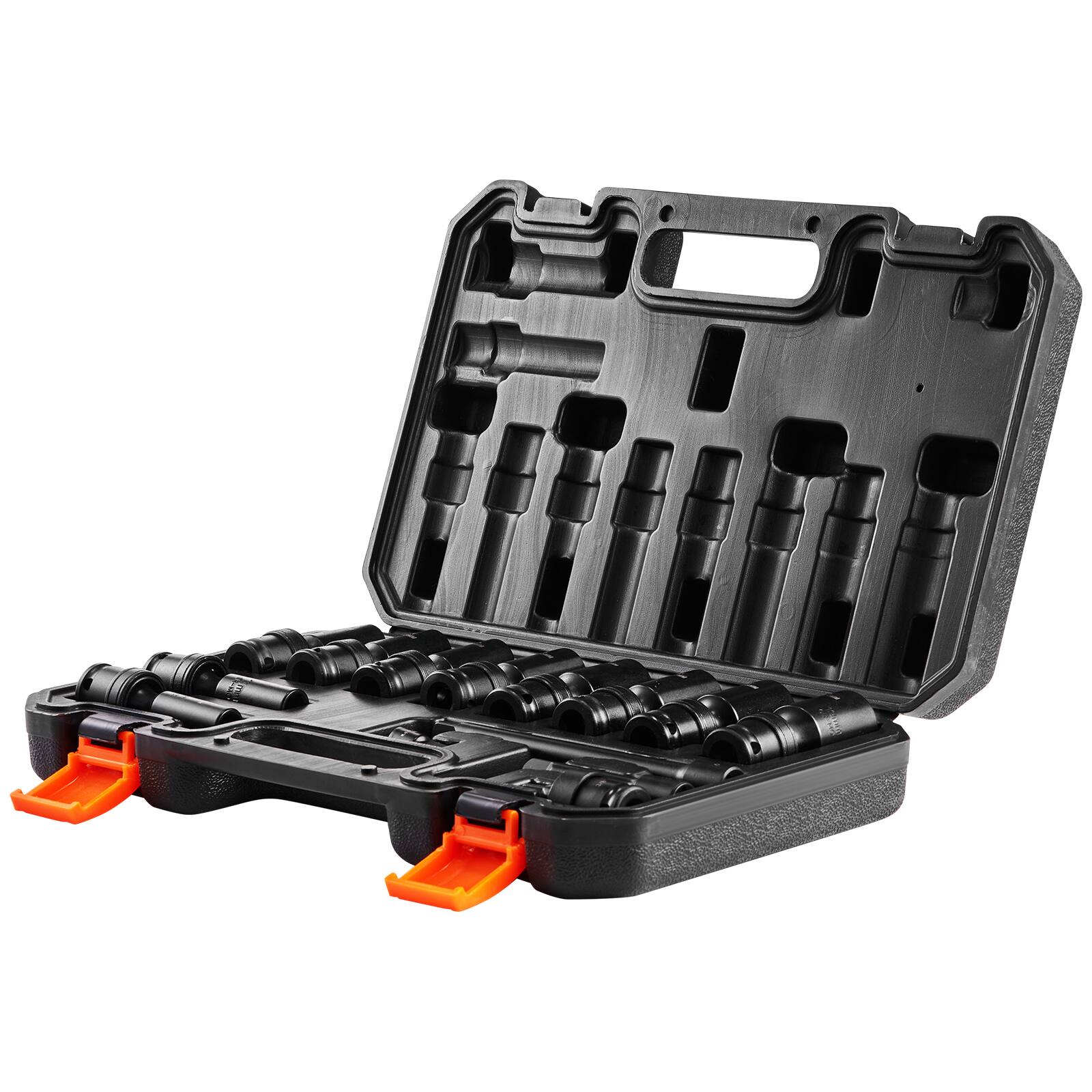 Back. LOVMOR - 360 Degree Swivel Impact Sockets Set 14pcs 6 Point 3 8in Drive Socket Kit.