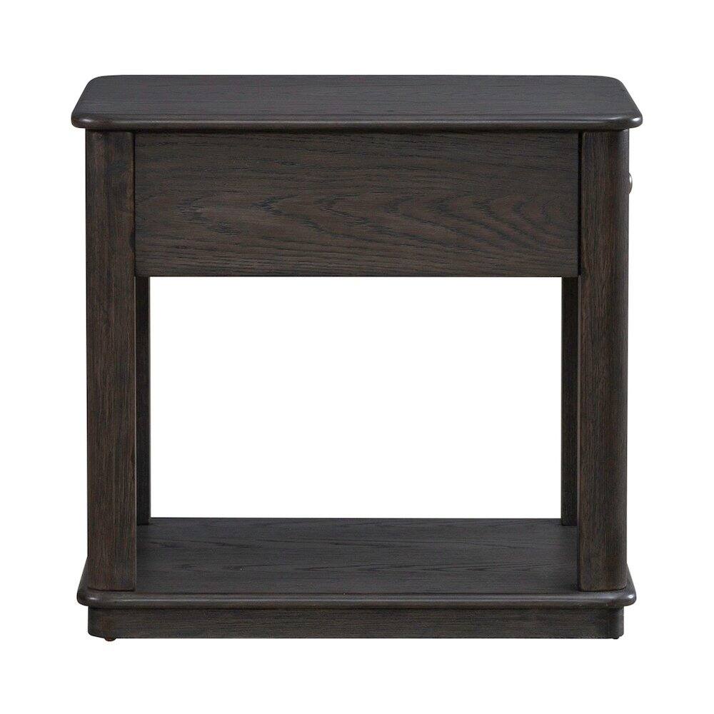 Alt View 1. Liberty Furniture Industries - Wallace End Table for Living Room - Aged Oak - Aged Oak.