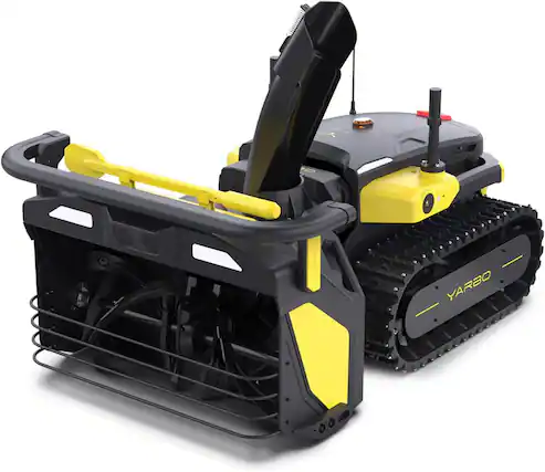 Front. YARBO - YARBO Snow Blower Robot, 24/7 Autonomous 2-Stage Robotic Snowblower with 12" Cleaning Height, 6-40ft Throwing Distance - black.