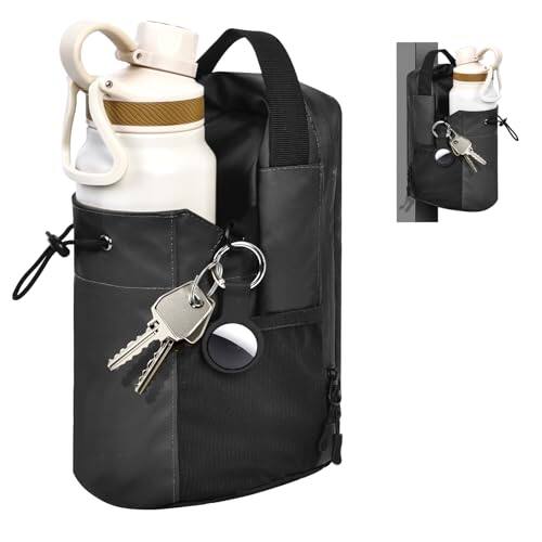 Pacoar Cade - Magnetic Gym Bag For Men And Women Large Sports Backpack With Water Bottle Holder Phone Pocket Fitness Travel Carry - Black