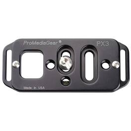 ProMediaGear - PX3 Universal Plate 3" Long - for Cameras, Video Cameras and Lenses