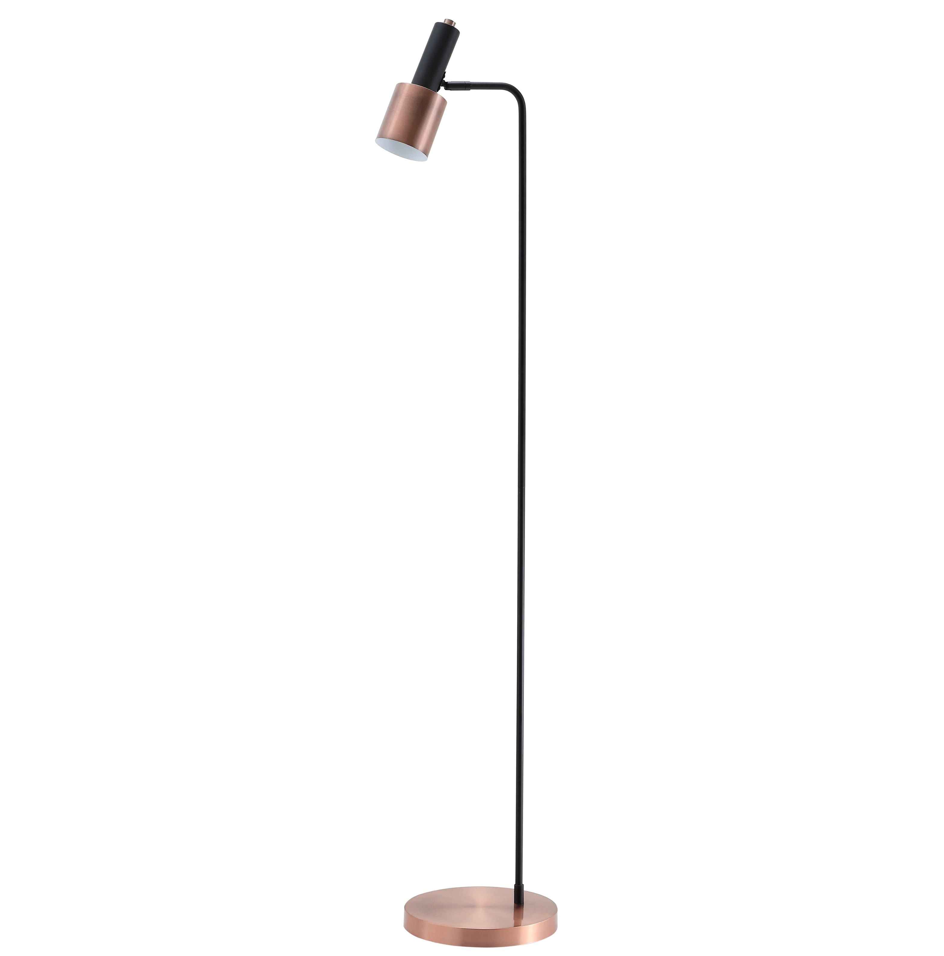 "Jonathan Y - Brady 59.50"" Metal LED Task Floor Lamp - Copper/Black" price history on PriceWatchPro