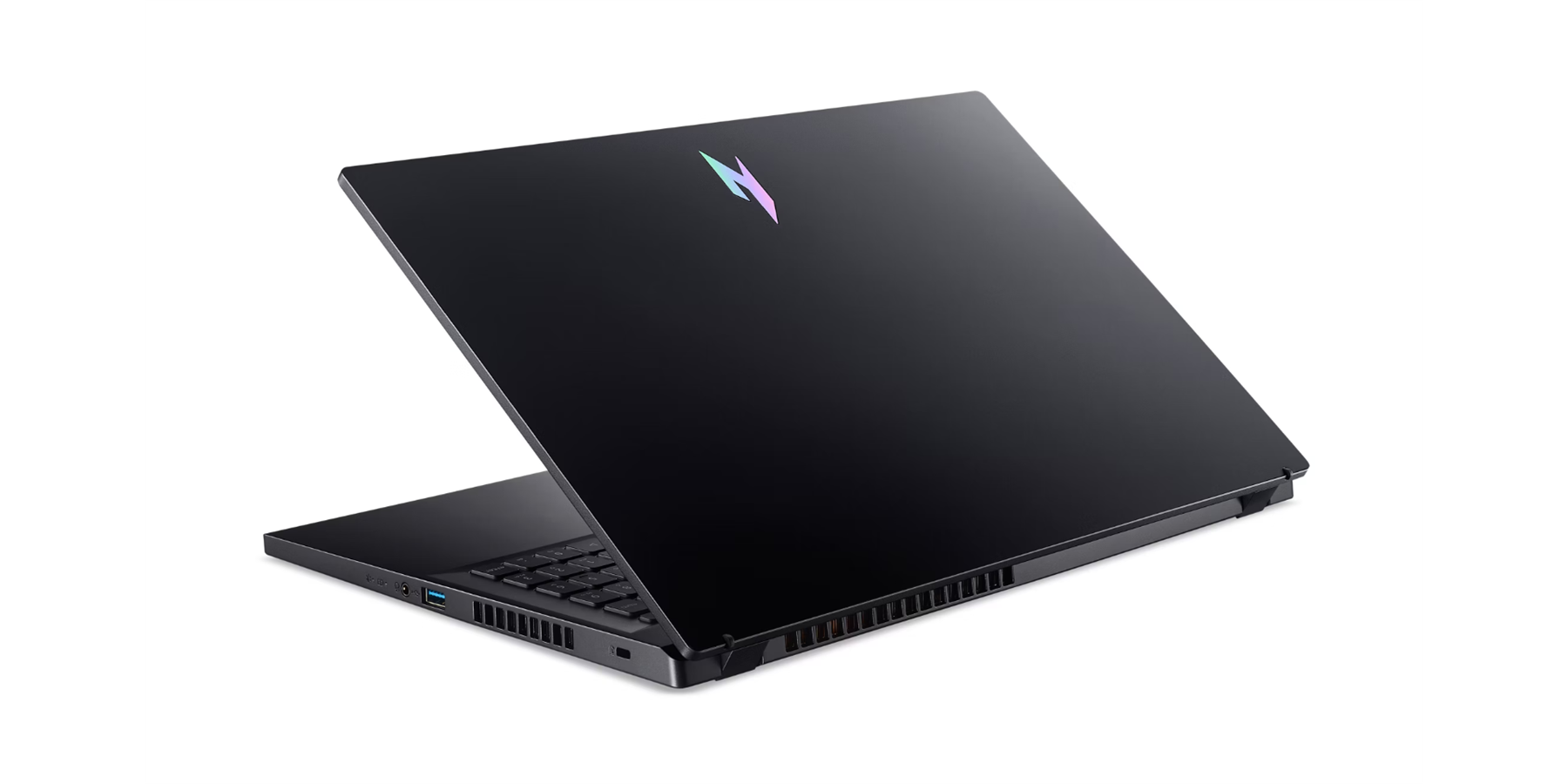 Back. Acer - Nitro V - 15.6" Laptop AMD Ryzen 5 7535HS 3.30GHz 16GB RAM 512GB SSD Windows 11 Home - Black.