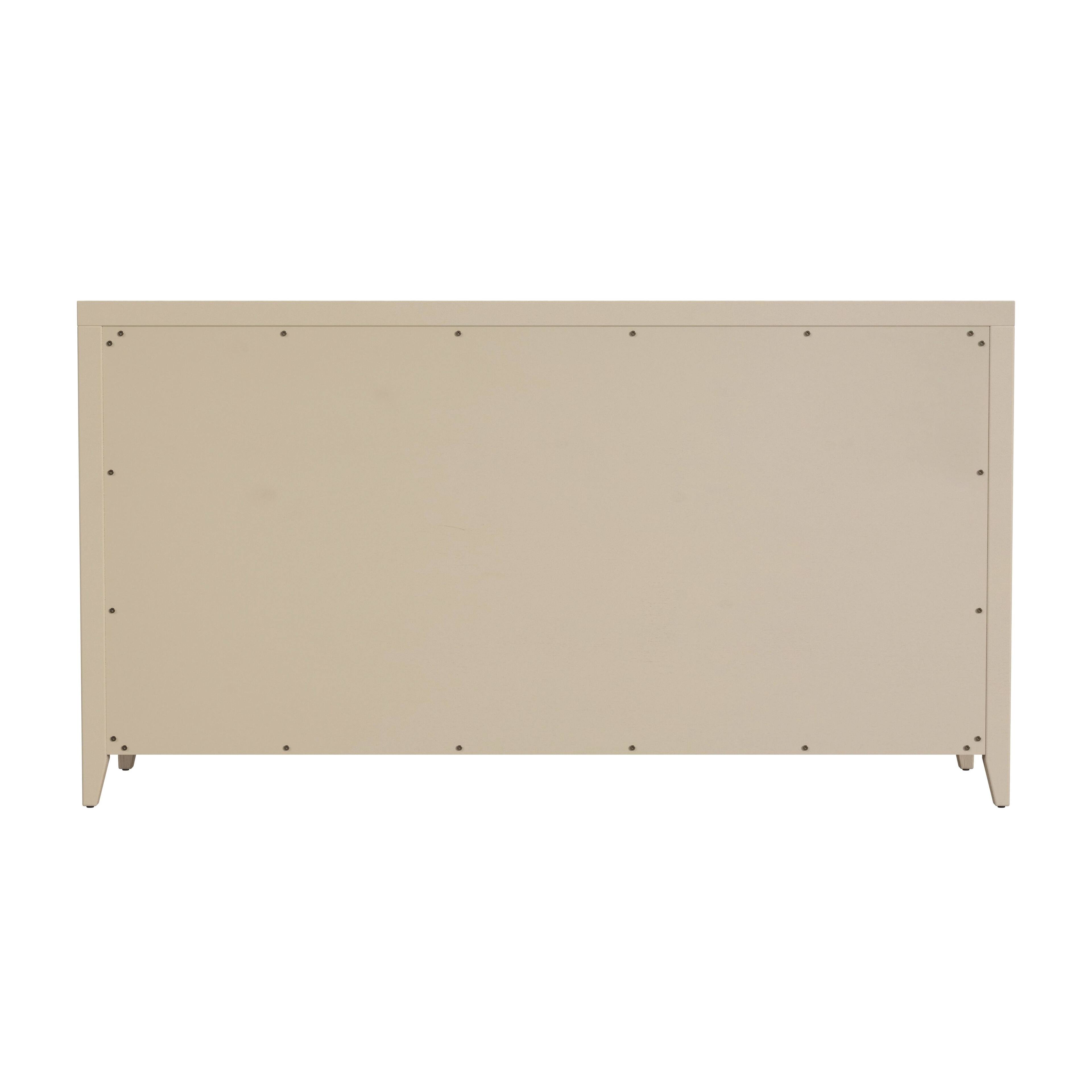 Alt View 5. Butler Specialty - Dana 60 in. W Rectangular Wood 6 Drawer Dresser - Taupe.