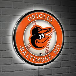 Evergreen Enterprises - Baltimore Orioles LED XL Round Wall D-cor - Multicolor