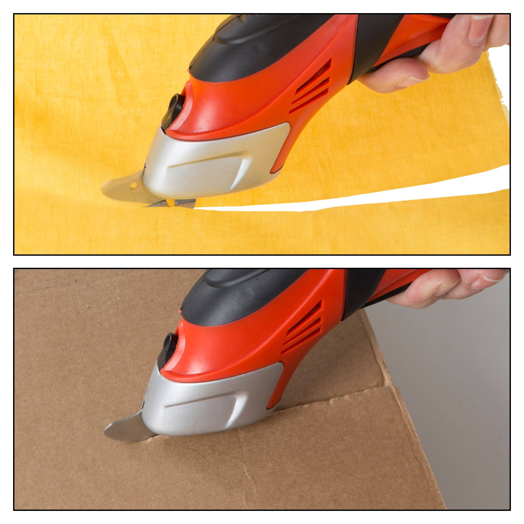 Angle. Stalwart - Cordless Scissors Red - Yellow.