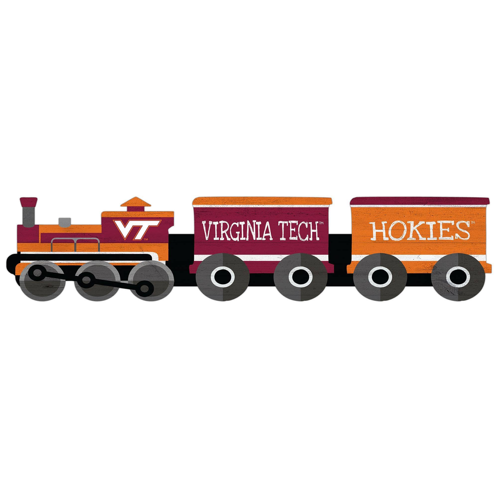 Virginia Tech Hokies 6'' x 24'' Train Cutout Sign