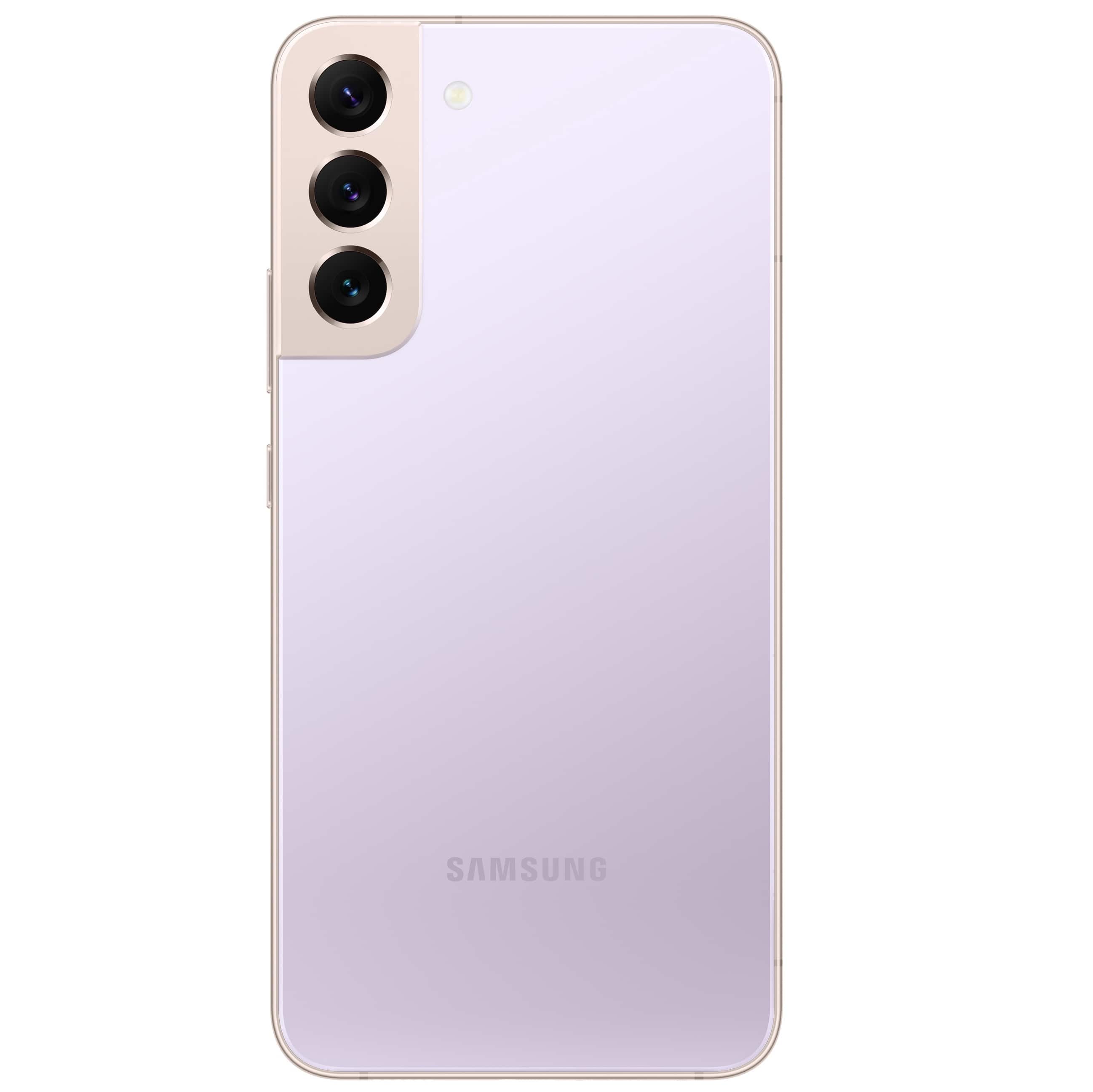 Left. Samsung - Galaxy S22 5G 128GB (Unlocked) - Violet.