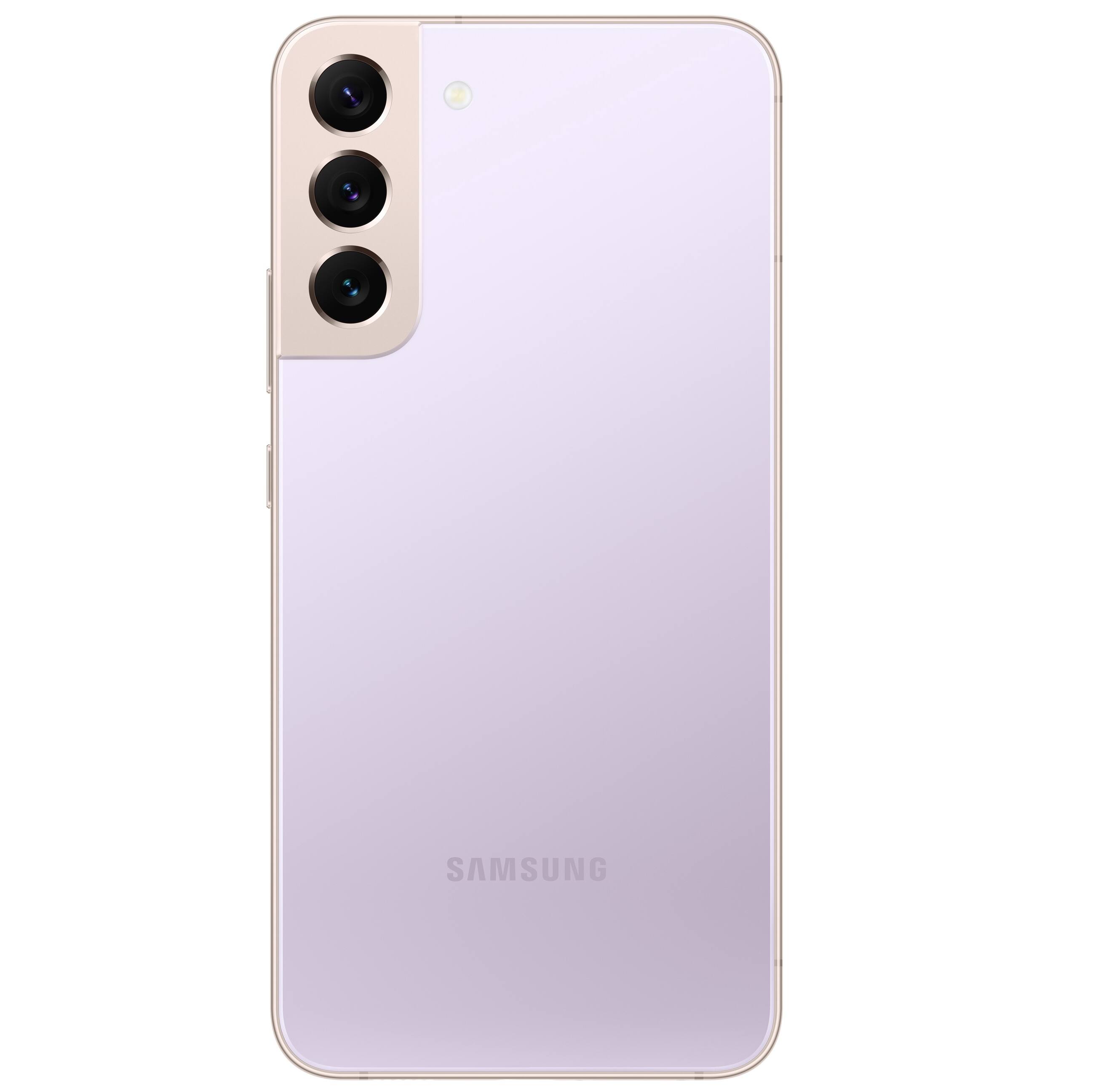 Left. Samsung - Galaxy S22 5G 128GB (Unlocked) - Violet.