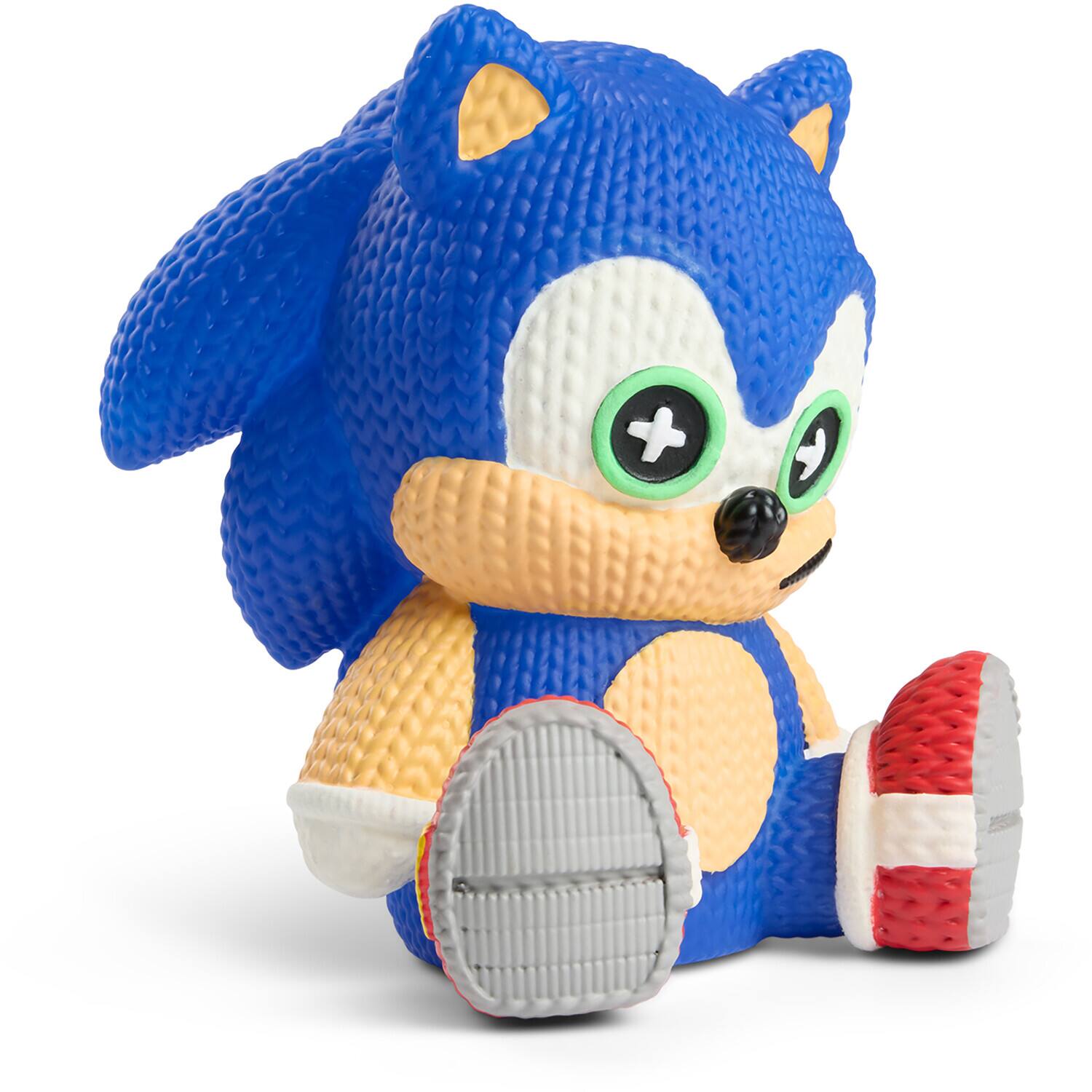 Alt View 2. Handmade by Robots - Sonic the Hedgehog - Sonic Glow in the Dark Limited Edition Vinyl Figure – Handmade by Robots   - COLLECTIBLES - Multicolor.