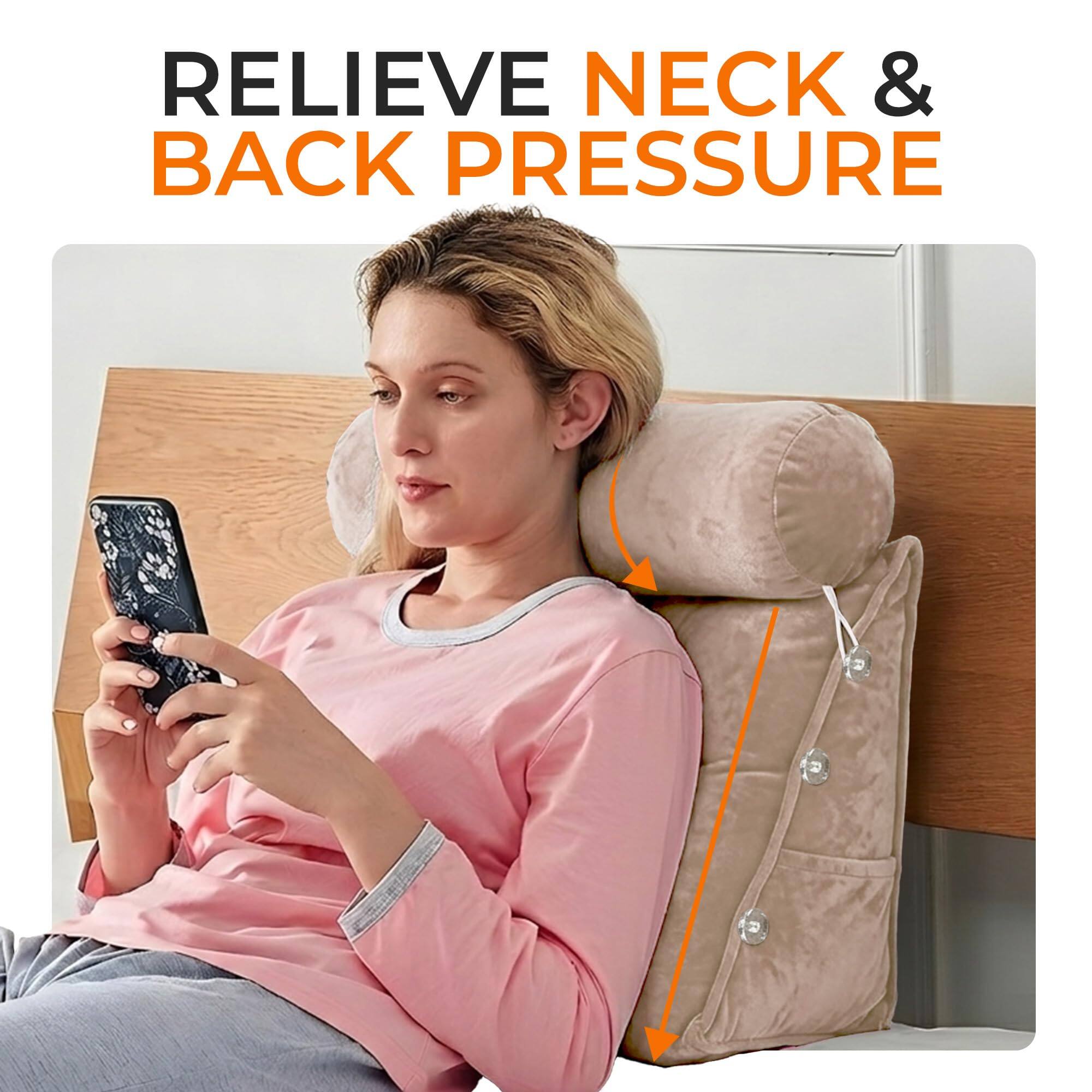 RELIEVE NECK & BACK PRESSURE