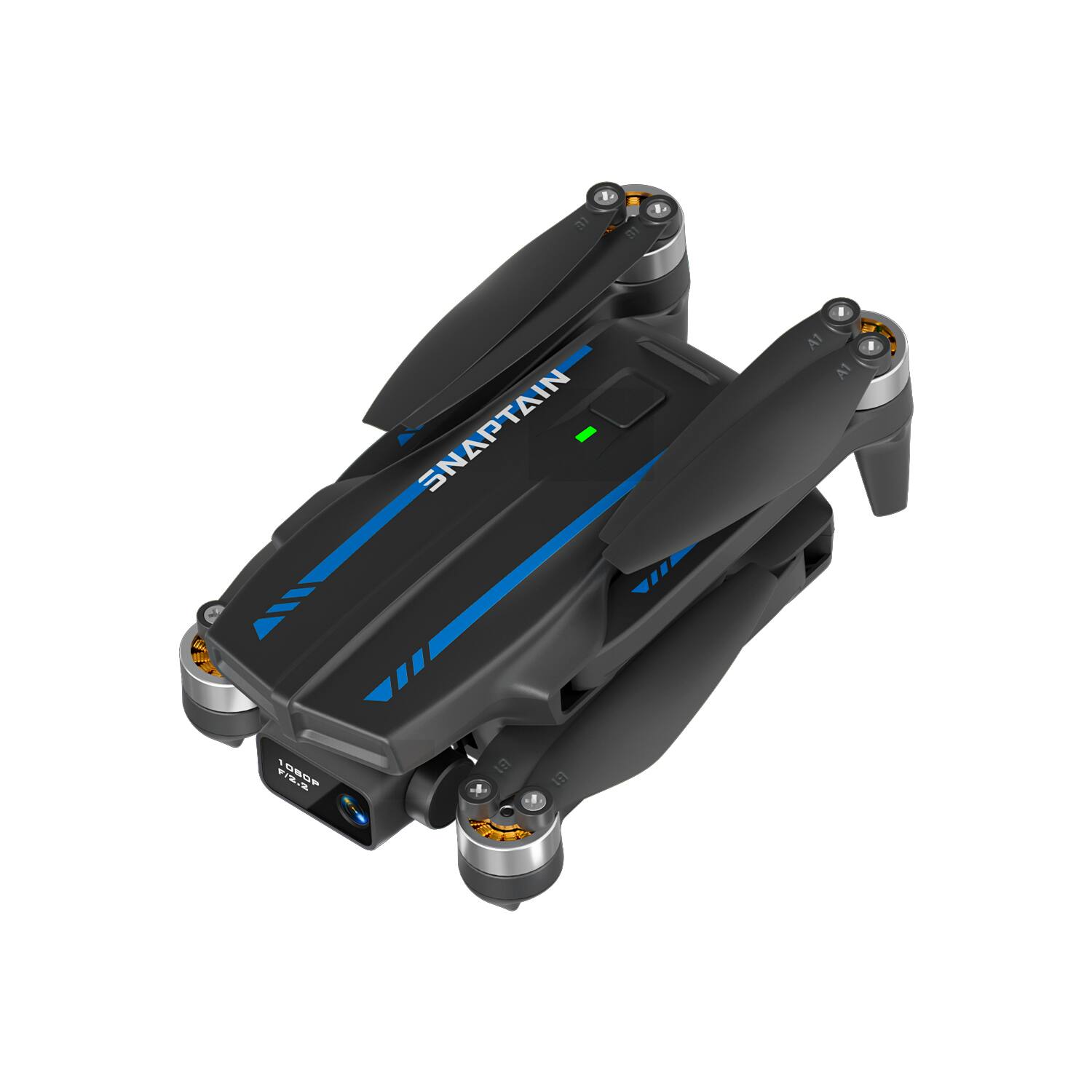 Left. Snaptain - SNAPTAIN S5C Ultra 1080p Camera Drone with Remote Controller - Gray.