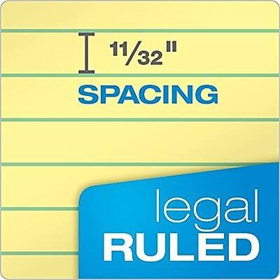 11/32" SPACING  
legal RULED