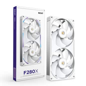 NZXT NZXT F280X Performance Fan 280mm Single Frame Case Fan w/ 2 x NZXT NZXT F280X Performance Fan 280mm Single Frame Case Fan w/ 2 x