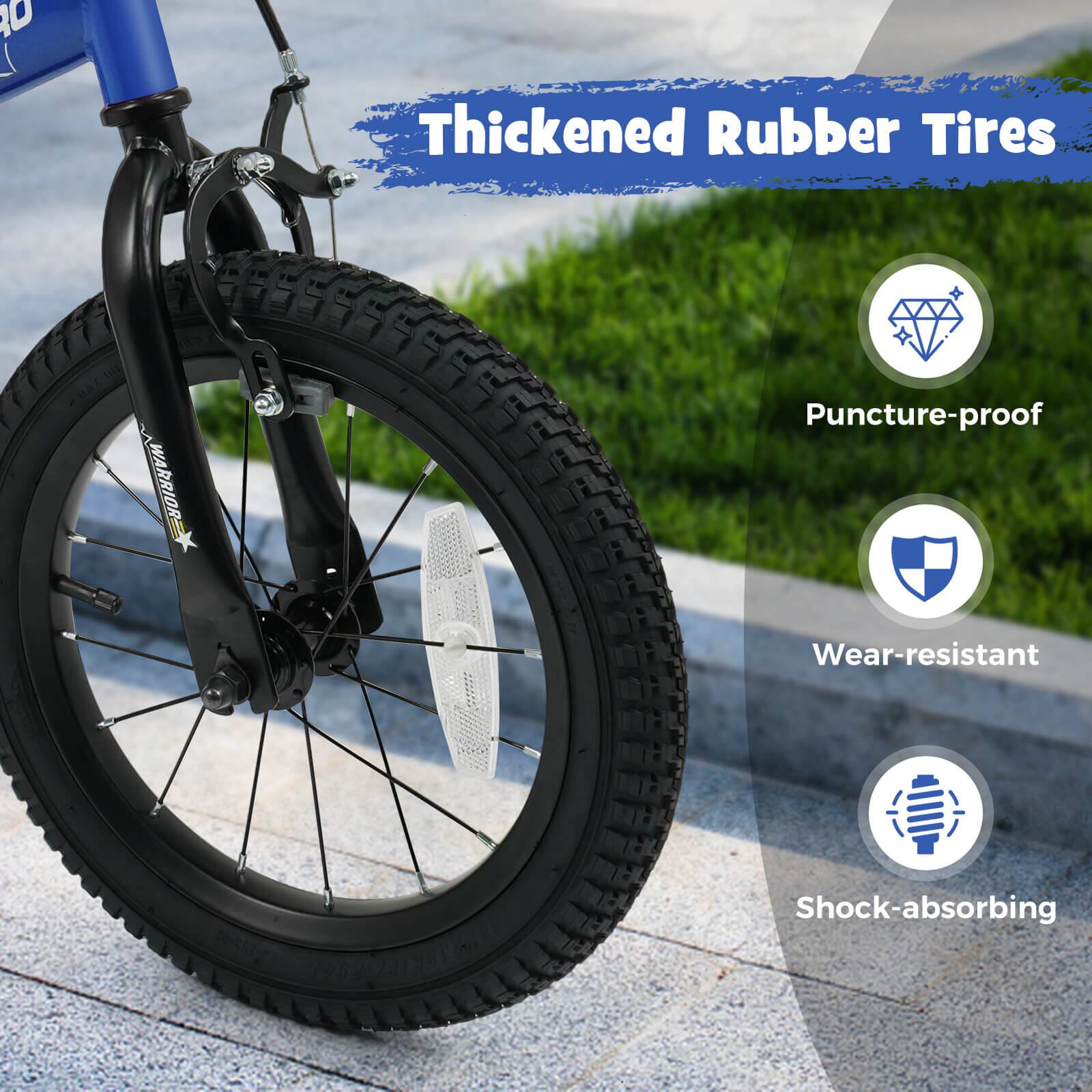 Thickened Rubber Tires

- Puncture-proof
- Wear-resistant
- Shock-absorbing