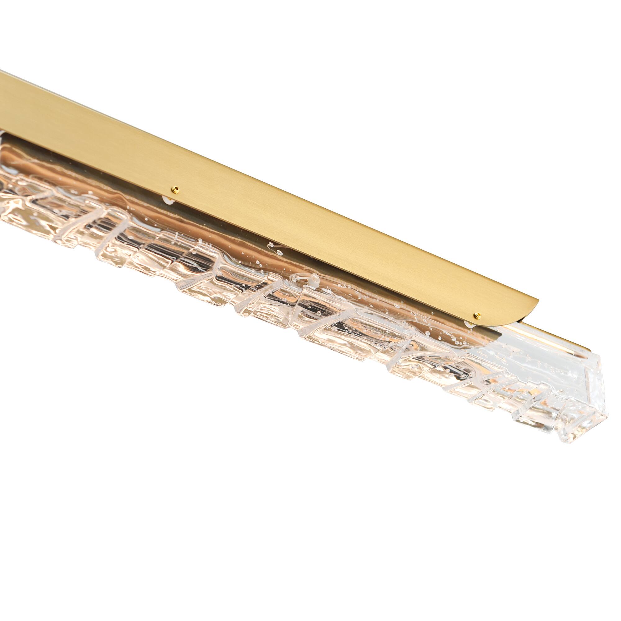 Alt View 1. CWI Lighting - Valira Integrated LED Brass Chandelier - Brass.